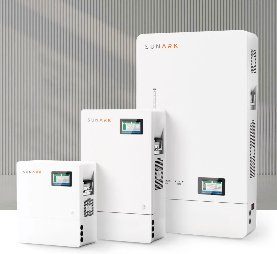 Batería de litio SunArk de 10,24 kWh con pantalla táctil