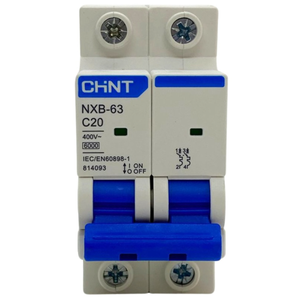 BREAKER P/RIEL 2X20A 6KA NXB-63 CHINT