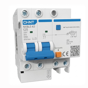 BREAKER DIFERENCIAL 2P 25A 30mA NXBLE-63 CHINT