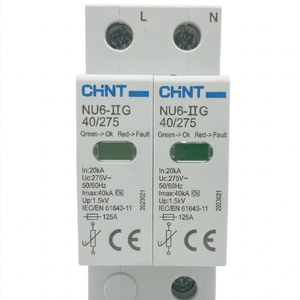 SUPRESOR TRANSIENTES 2P (L+N) 40KA 275V NU6-II CHINT