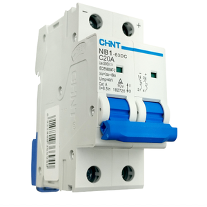 BREAKER P/RIEL 2X20A 500VDC 6KA NB1-63DC CHINT