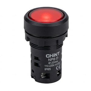 LUZ PILOTO ROJO 22MM 110-220V IP65 NP8-D CHINT