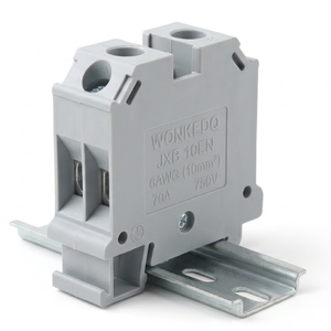 BORNERA WONKEDQ UNIVERSAL P/RIEL 6AWG 70A JXB 10EN