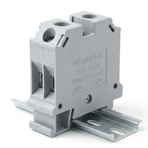 BORNERA WONKEDQ UNIVERSAL P/RIEL 4AWG 80A JXB 16EN