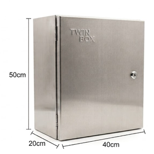 TABLERO ACER304 INOX 50X40X20cm IP66 TWINBOX TWS-5040/20